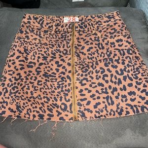 Free people zebra skirt, we the free size 28